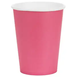 Pahvimukit Tummanpinkki 25 cl