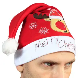 Merry Christmas Joulupukin Lakki Porokuvioilla