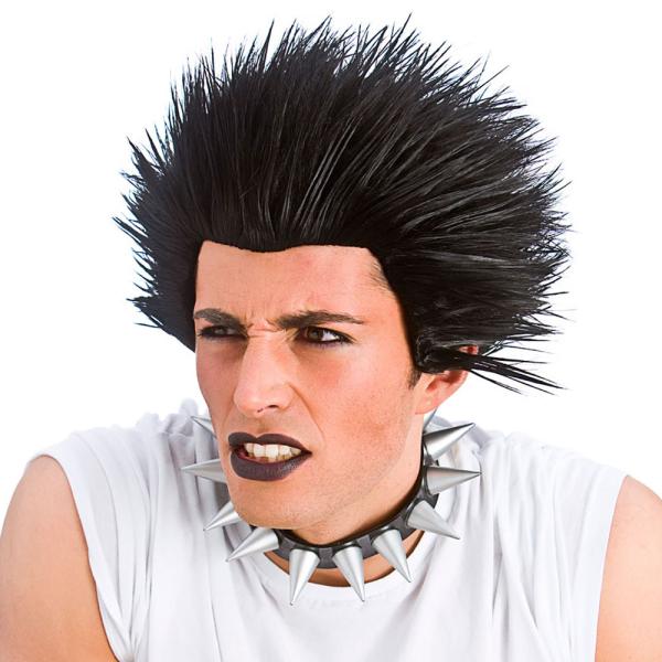 Musta Punk-peruukki