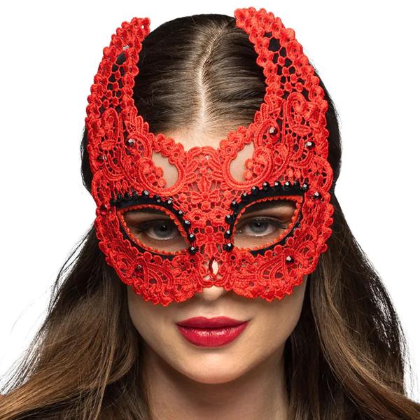 Pitsi Paholaisen Naamio Punainen