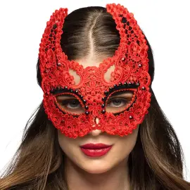 Pitsi Paholaisen Naamio Punainen