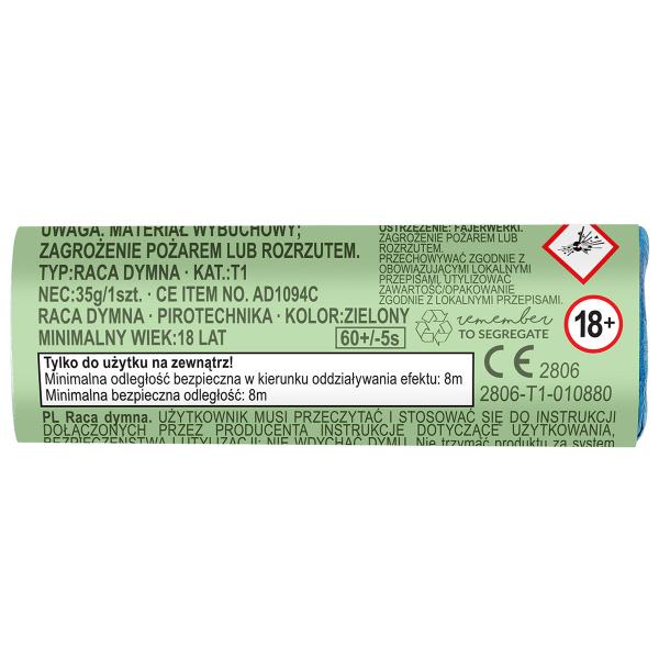 Vihreät Savupommit 5 kpl