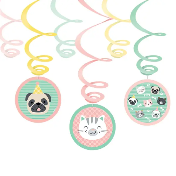 Hello Pets Swirls Riippuvat Koristeet