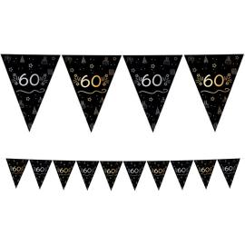 Lippubanneri Musta 60 vuotta