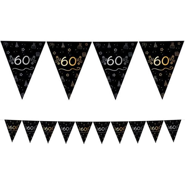 Lippubanneri Musta 60 vuotta