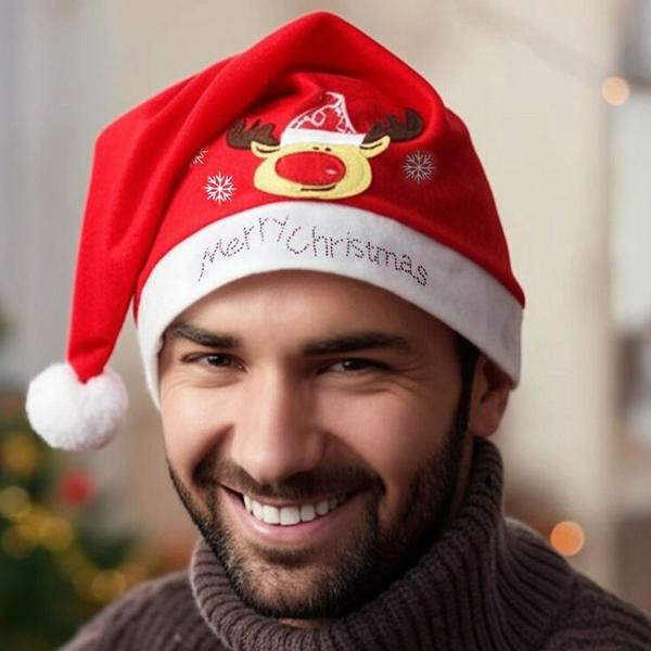 Merry Christmas Joulupukin Lakki Porokuvioilla