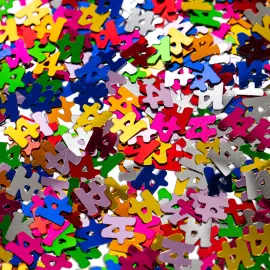 Monivärinen Konfetti 14 vuotta