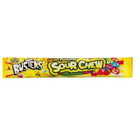 Busters Sour Chew Lemon & Fruit 20g