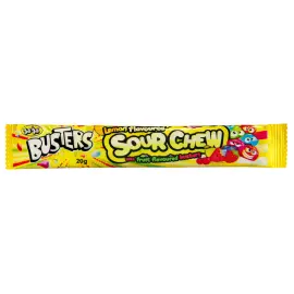 Busters Sour Chew Lemon & Fruit 20g