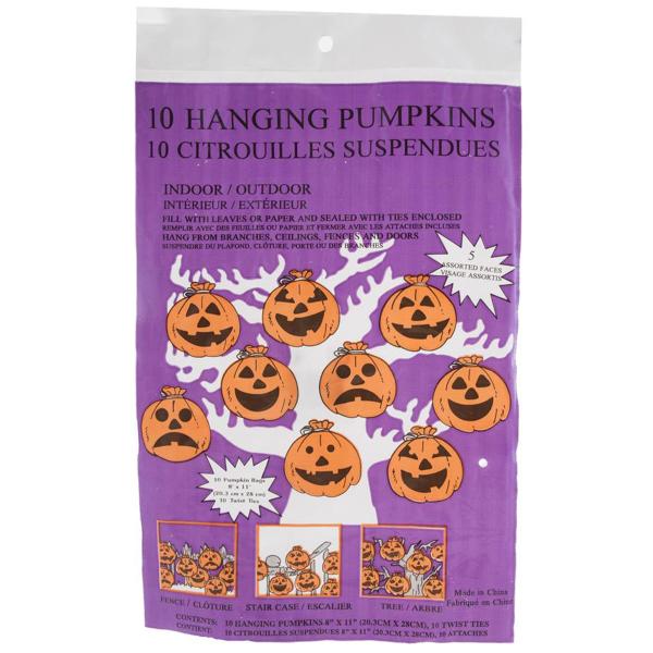 Halloween Kurpitsapussit 10 kpl