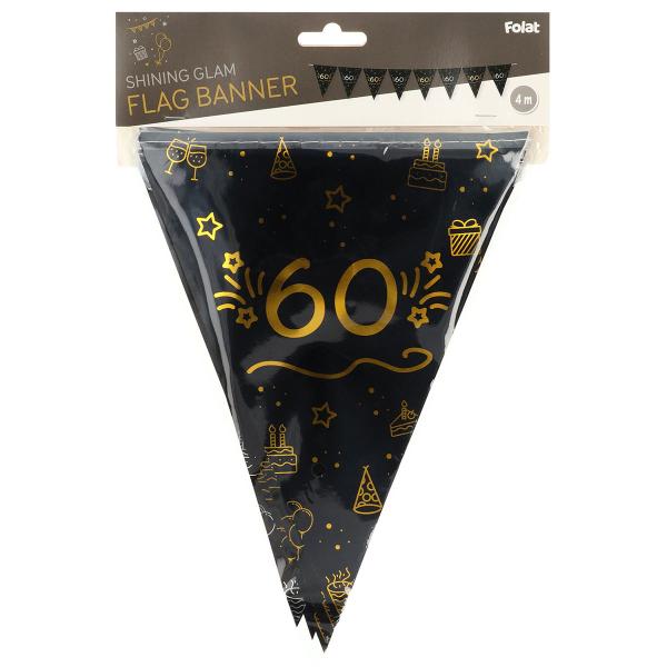 Lippubanneri Musta 60 vuotta