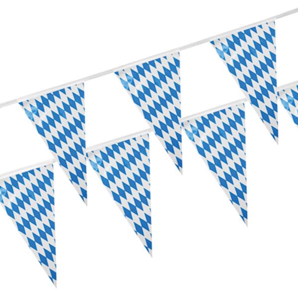 Oktoberfest Lippuviiri Baijerilainen Sininen 10 m