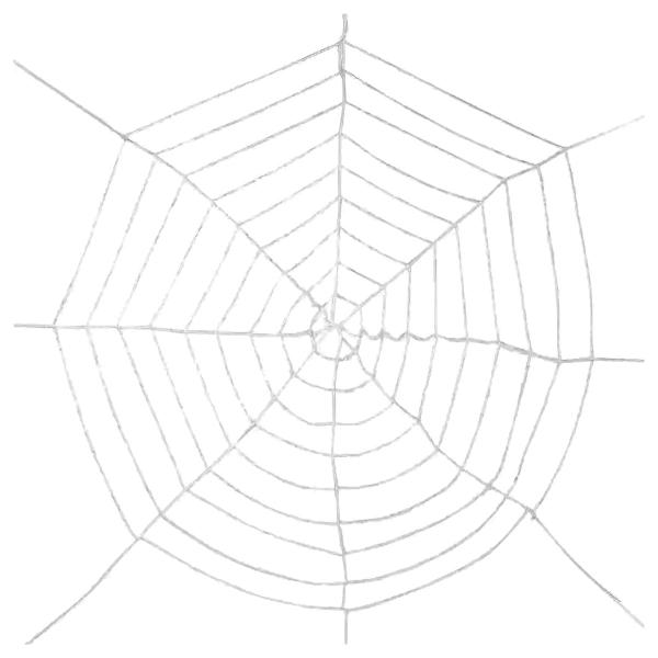 Hämähäkinverkko Valkoinen 275 cm