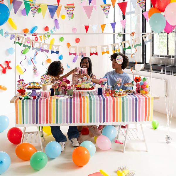 Hahmoilmapallot Hiiret Värisekoitus Matta 65 cm 4 kpl