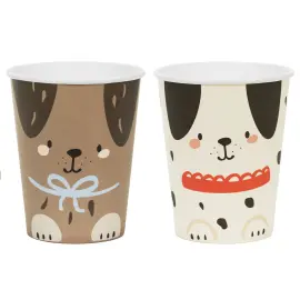 Pahvimukit Koira 22 cl 6-kpl