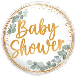 Baby Shower Pyöreä Folioilmapallo