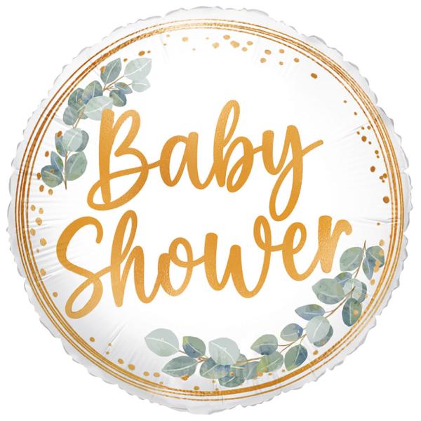 Baby Shower Pyöreä Folioilmapallo