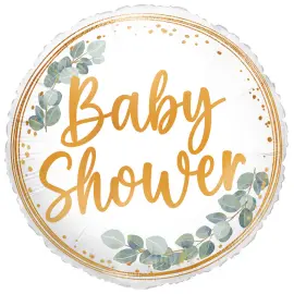 Baby Shower Pyöreä Folioilmapallo