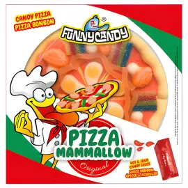 Karkkipizza Hyytel&ouml;karkeilla