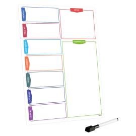 Magneettinen Viikkokalenteri Ostoslistalla