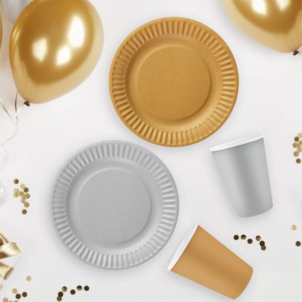 Jälkiruokalautaset Matta Kulta 6 kpl