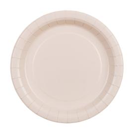 Paperilautaset Beige 18 cm 6 kpl