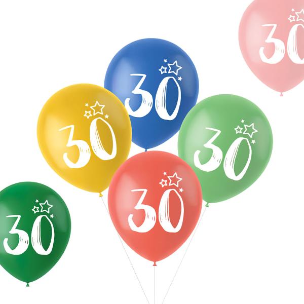 30 v Lateksi-ilmapallot