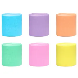 Kreppipaperi Pastelli V&auml;risekoitus 6-kpl