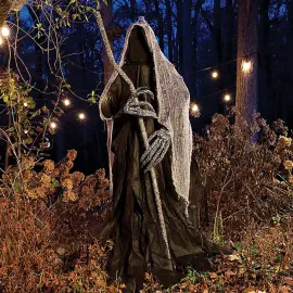 Grim Reaper Kepillä Seisova Koriste