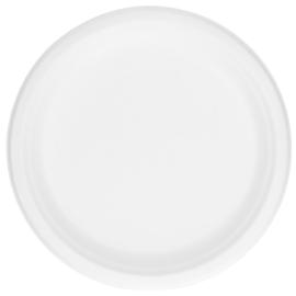 Bagasse Lautaset Valkoinen 26cm 50 kpl