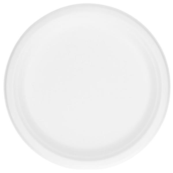 Bagasse Lautaset Valkoinen 26cm 50 kpl