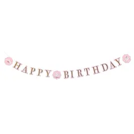 Päivä Prinsessana Kirjainnauha Happy Birthday