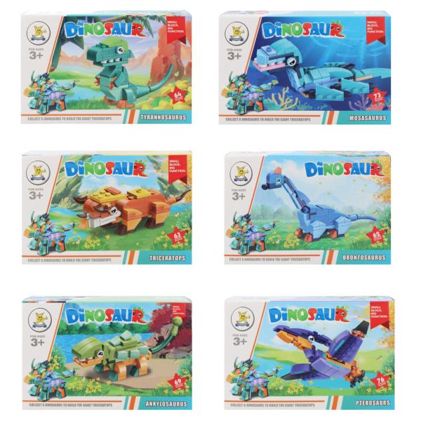 Rakennuspalikat Dinosaurus 3+ vuotta
