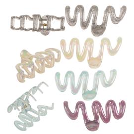 Aaltoileva Hiusklipsi 10,5 x 5 cm