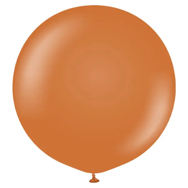 Oranssit Jätti Lateksi Ilmapallot Rust Orange 2 kpl