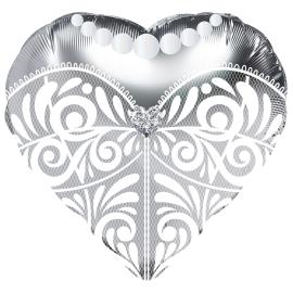 Folioilmapallo H&auml;&auml;mekko Hopea 45 cm