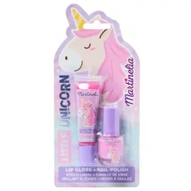 Meikkisetti Yksisarvisen Huulikiilto ja Kynsilakka