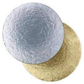 Kakkualusta 24 Cm Kulta ja Hopea 100 Pack
