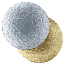 Kakkualusta 24 Cm Kulta ja Hopea 100 Pack