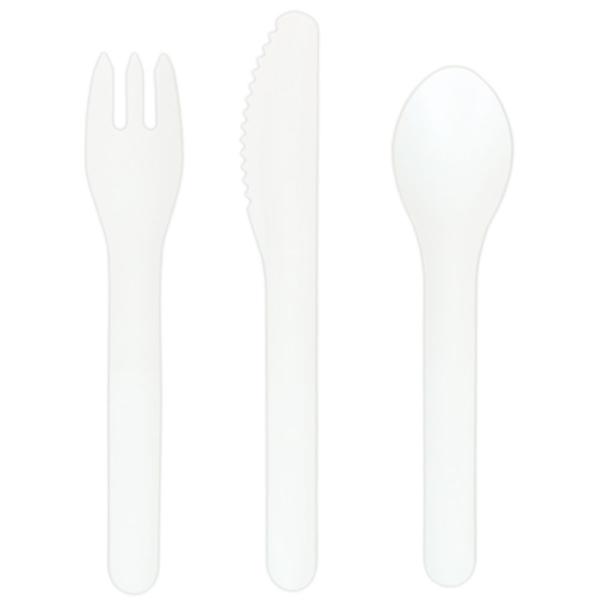 Kertakäyttöiset Haarukat Valkoinen 15 cm 100 kpl