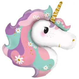 Folioilmapallo Yksisarvisen Pää Päivänkakkara