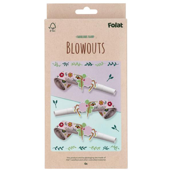 Käärmepillit Fabulous Fairy 6 kpl