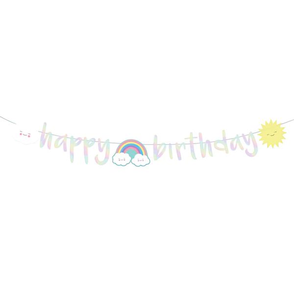 Sateenkaari Kirjainnauha Happy Birthday