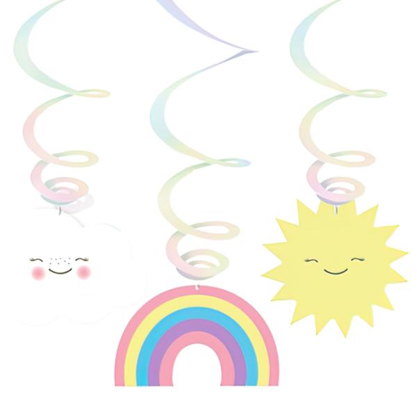 Swirls Sateenkaari Riippuvat Koristeet