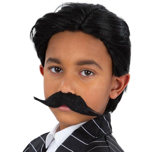 omez Addams Peruukki ja Viikset Lapsille