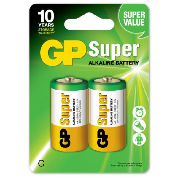 C-Paristot 2-pakkaus GP Super Alkaline