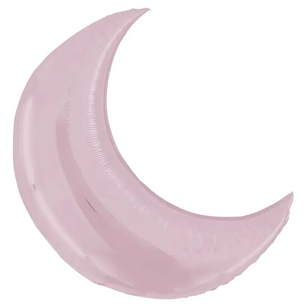 Kuu Foliopallo Pastellinpinkki