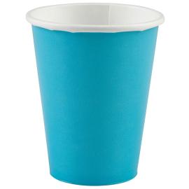 Pahvimukit Karibiansininen 25cl 8 kpl