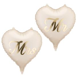 Mr & Mrs Folioilmapallot Syd&auml;n 2 kpl