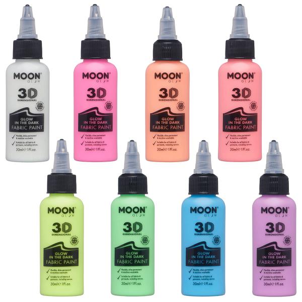 Moon Glow Itsevalaiseva Tekstiiliväri 30 ml